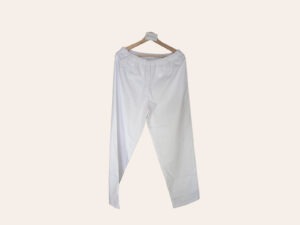 Calça de Farda com Elásticos – Branca