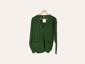 Casaco Verde em Tricot